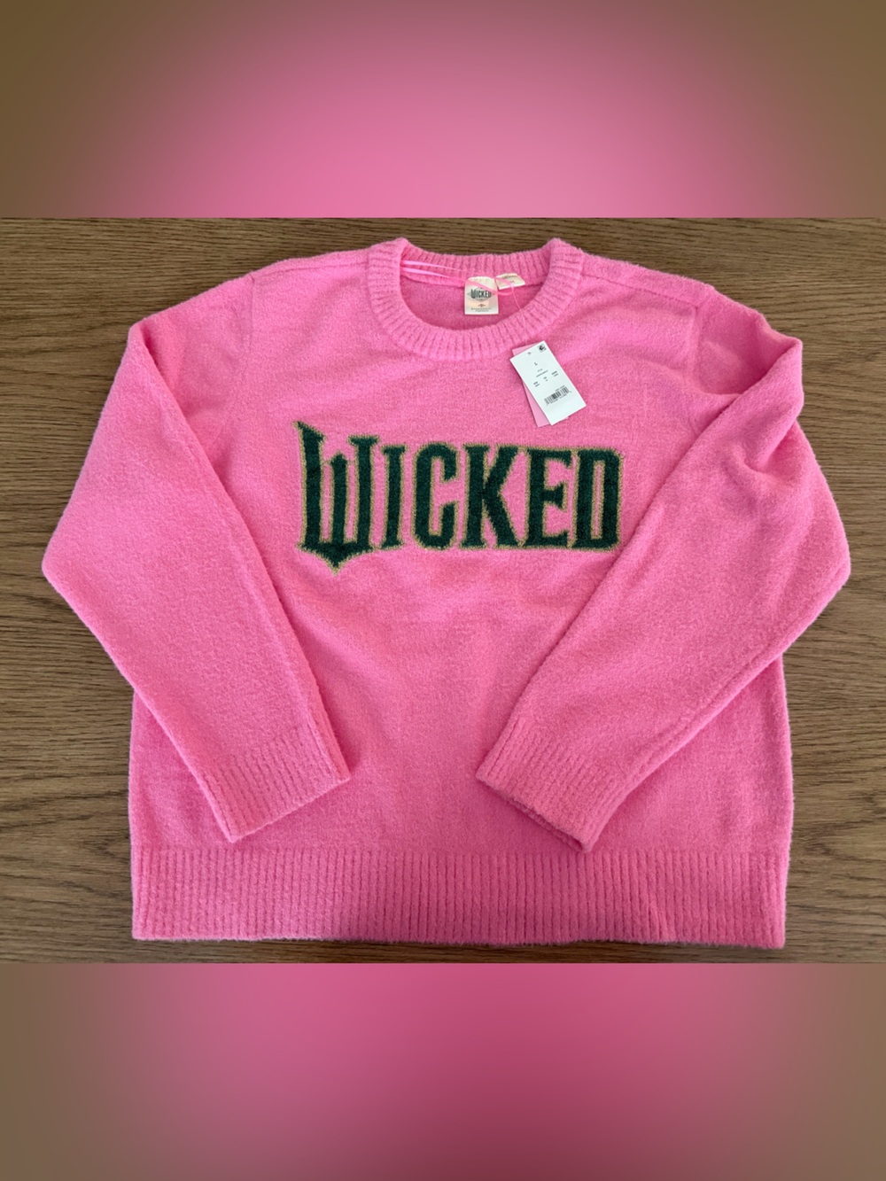 Target Pink 'WICKED' Crewneck Sweater - Women